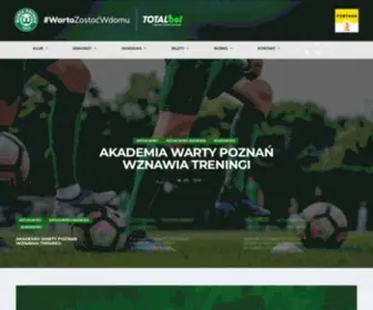 Wartapoznansa.pl(Warta Poznań) Screenshot