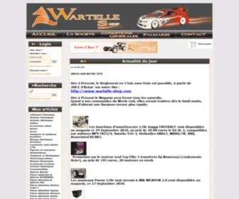 Wartelle-Shop.com(Wartelle Modelisme Wartelle) Screenshot