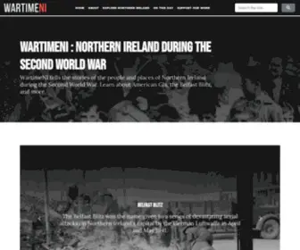 Wartimeni.com(Northern Ireland during the Second World War) Screenshot