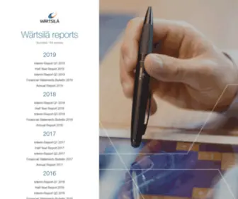 Wartsilareports.com(Wärtsilä) Screenshot