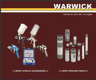 Warwick-Sprayguns.com(Warwick) Screenshot