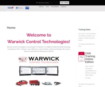 Warwickcontrol.com(Warwick Control Technologies) Screenshot