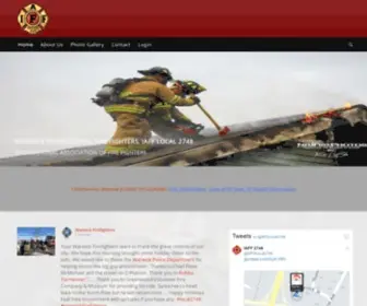 Warwickfirefighters.org(IAFF 2748) Screenshot