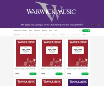 Warwickmusic.com(Warwick Music) Screenshot