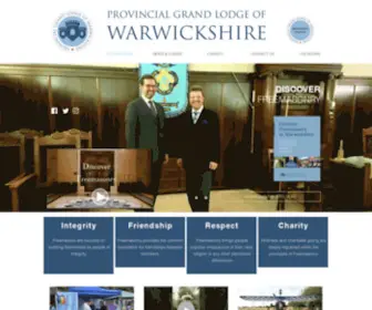Warwickshirepgl.org.uk(Provincial Grand Lodge of Warwickshire) Screenshot