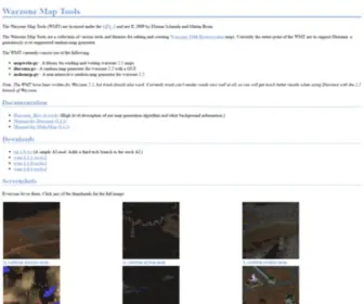 Warzone2100.org.uk(Warzone Map Tools) Screenshot