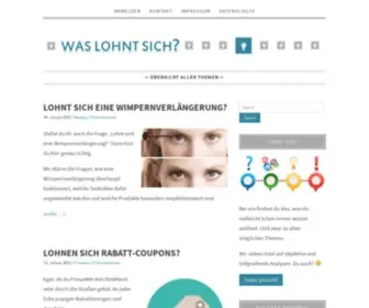 Was-Lohnt-Sich.de(Wir) Screenshot