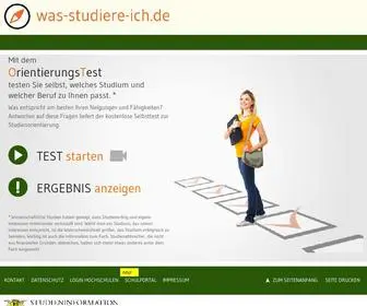 Was-Studiere-ICH.de(Studieren) Screenshot