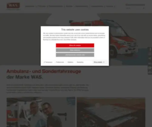 Was-Vehicles.com(Was Vehicles) Screenshot