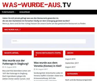 Was-Wurde-Aus.tv(Startseite) Screenshot