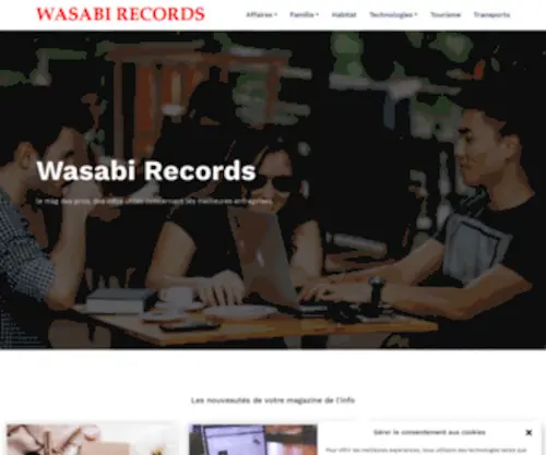 Wasabi-Records.fr(Wasabi Records) Screenshot