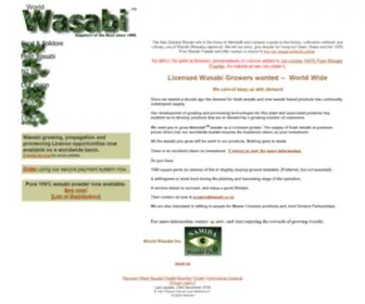 Wasabi.co.nz(New Zealand Wasabi) Screenshot