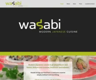 Wasabisushi.com(Modern Japanese Cuisine) Screenshot