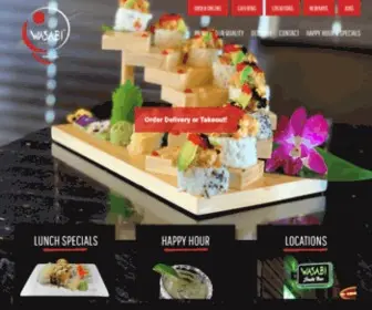 Wasabisushibars.com(Wasabi Sushi Bar) Screenshot