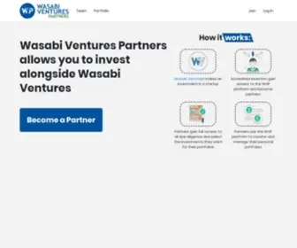 Wasabivp.com(Wasabi Ventures Partners) Screenshot