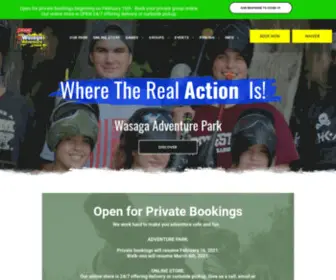 Wasagapaintball.on.ca(Wasaga Adventure Park) Screenshot