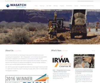 Wasatch-Environmental.com(Wasatch Environmental) Screenshot