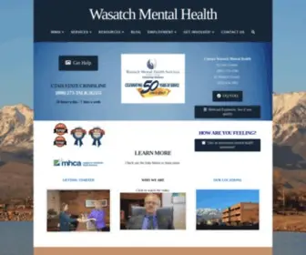 Wasatch.org(Wasatch Behavioral Health) Screenshot