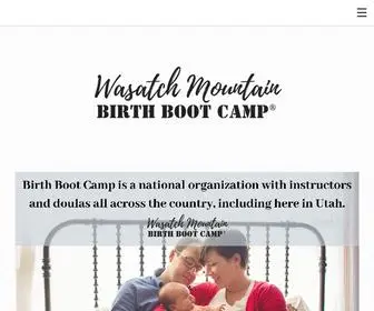 Wasatchbirthbootcamp.com(Top Notch Doula Care & Childbirth Education in Utah) Screenshot