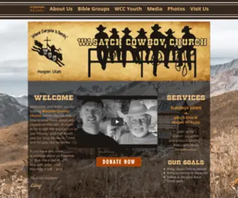 Wasatchcowboychurch.org(Cowboy Churches) Screenshot