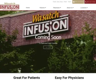 Wasatchinfusion.com(Wasatch Infusion) Screenshot