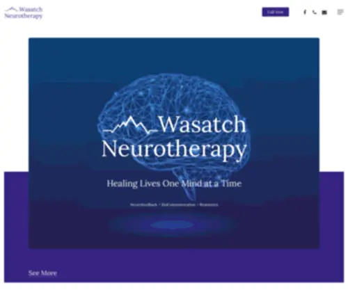 Wasatchneurotherapy.com(Wasatch Neurotherapy) Screenshot