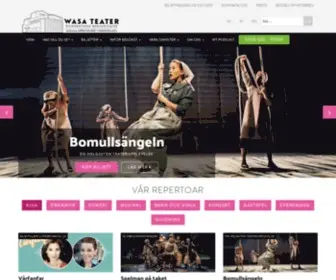 Wasateater.fi(Wasa Teater) Screenshot