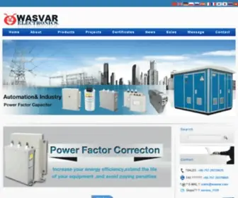 Wascapacitor.com(☆Capacitor manufacturer) Screenshot