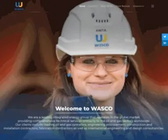 Wascoenergy.com(A global leading integrated energy group) Screenshot