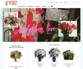 Wasecafloral.com(Waseca Florist) Screenshot