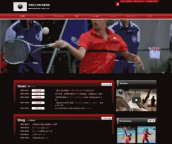 Waseda-Nantei.com(早稲田大学軟式庭球部) Screenshot