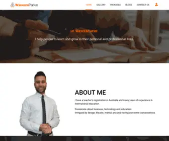 Waseemparkar.com(Waseem Parkar) Screenshot