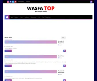 Wasfatop.site(Wasfa Top) Screenshot