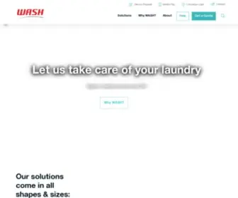 Wash.com(Let us take care of your laundry WASH) Screenshot
