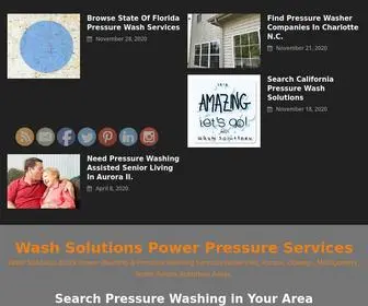 Wash.solutions(Wash Solutions Quick Power Washing & Pressure Washing Services Naperville) Screenshot