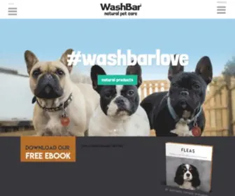 Washbar.com(Natural Pet Care Shampoo) Screenshot