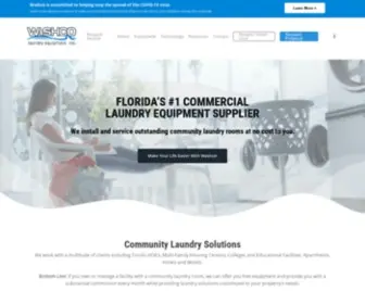 Washco.com(Commercial Laundry Equipment in Florida) Screenshot