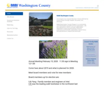 Washconami.org(NAMI Washington County OR) Screenshot