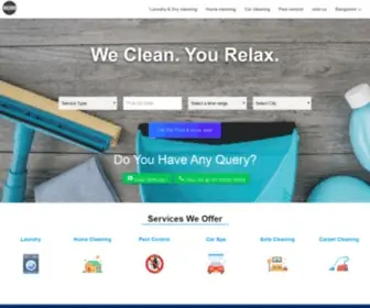 Washho.com(Laundry & Dry cleaning) Screenshot