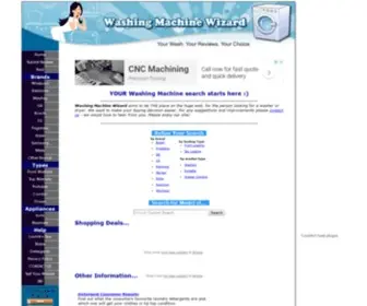 Washing-Machine-Wizard.com(Washing Machine Reviews) Screenshot