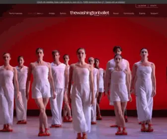 Washingtonballet.org(The Washington Ballet) Screenshot