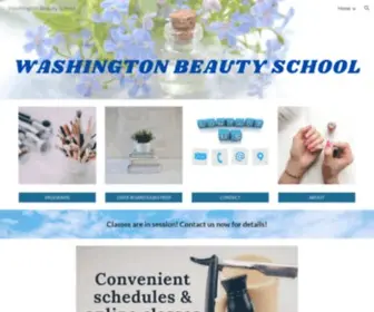 Washingtonbeautyschool.us(Washington Beauty School) Screenshot