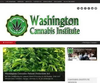 Washingtoncannabisinstitute.com(Washington Cannabis Institute) Screenshot