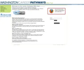 Washingtoncareerpathway.org(Career Pathways Web Tool) Screenshot