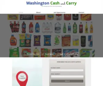 Washingtoncashandcarry.com(Washington Cash and Carry) Screenshot