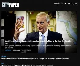 Washingtoncitypaper.com(Washington City Paper) Screenshot