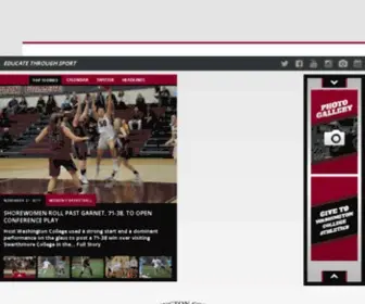 Washingtoncollegesports.com(Washington College) Screenshot
