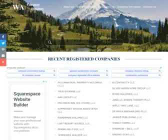 Washingtoncompanysearch.com(Washington Company Directory) Screenshot