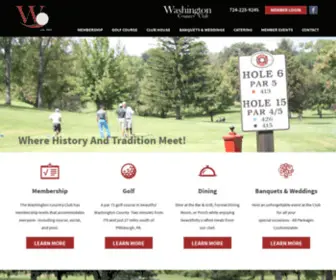Washingtoncountryclub.golf(Washington Country Club) Screenshot