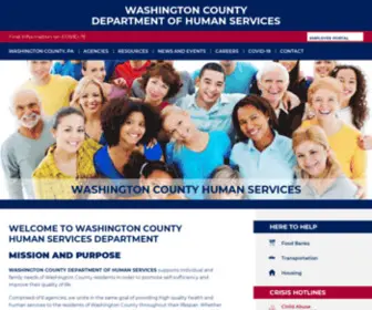 Washingtoncountyhumanservices.com(Washington County Department of Human Services) Screenshot